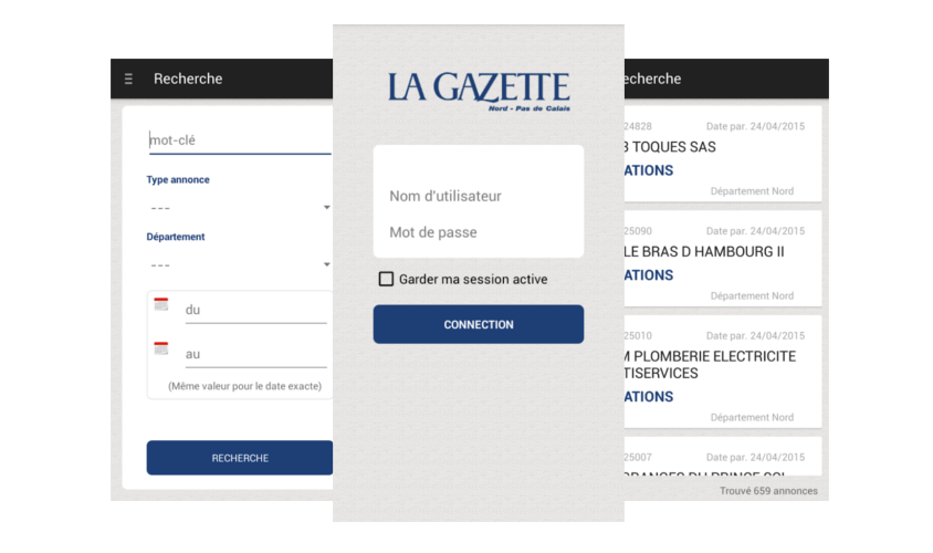 Annonces légales Gazette NPDC
