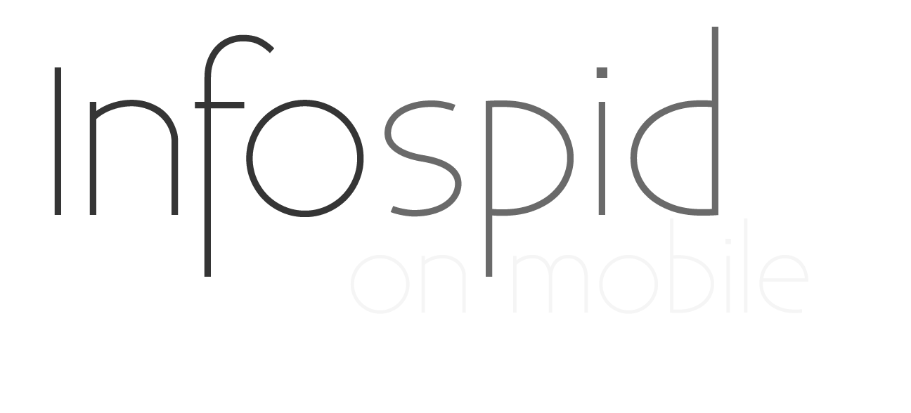 Infospid on mobile